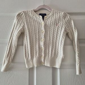 Polo by Ralph Lauren Women's Cream Cable Knit Sweater